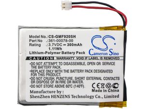 Batérie pre Garmin Forerunner 920xt (ekv. 361-00078-00), 300mAh