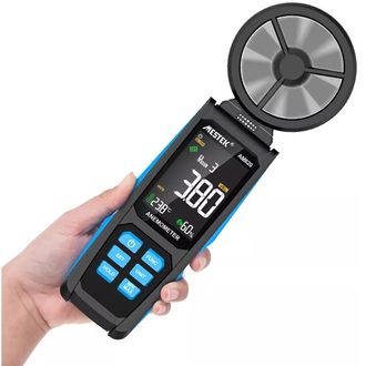 Profesionálny digitálny anemometer Mestek AM620 s farebným LCD displejom