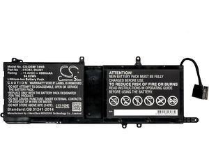 Batéria pre Dell Alienware 15, 17, 8300mAh
