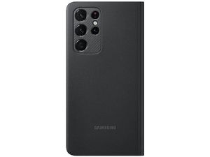 Samsung Flipové puzdro Clear View s perom S Pen pre S21 Ultra, čierne