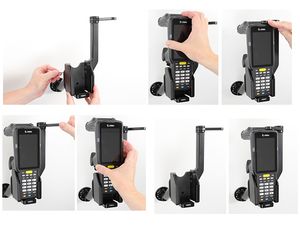 Brodit držák na Zebra MC3300R RFID, s tlumiči vibrací, bez nabíjení,