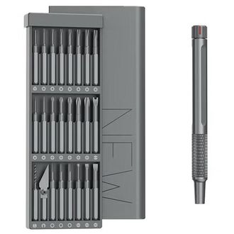 ATuMan NEW X1 Precision Screwdriver Kit, sada skrutkovačov na opravu mobilných telefónov, 24 bitov