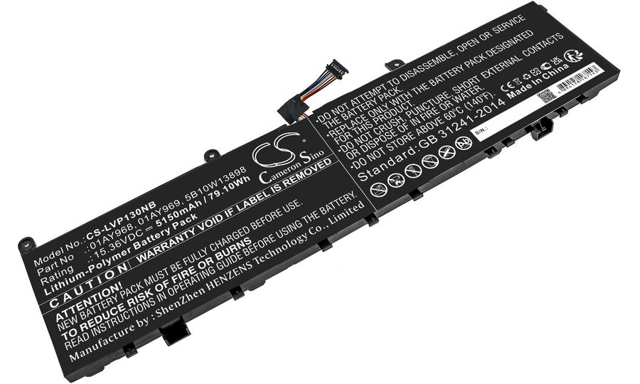 Batéria pre Lenovo Thinkpad P1/ P1 Gen 1 / X1 Extreme, 5150 mAh, Li-Pol