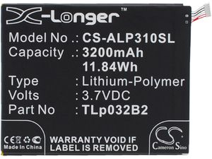Batérie pre Alcatel One Touch Pixi (ekv. TLP032BD), 3200mAh