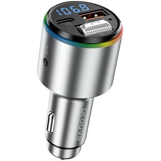 Proove FM Launcher Power Drive 30W, FM vysielač a nabíjačka do auta QC3.0/PD3.0, USB-C