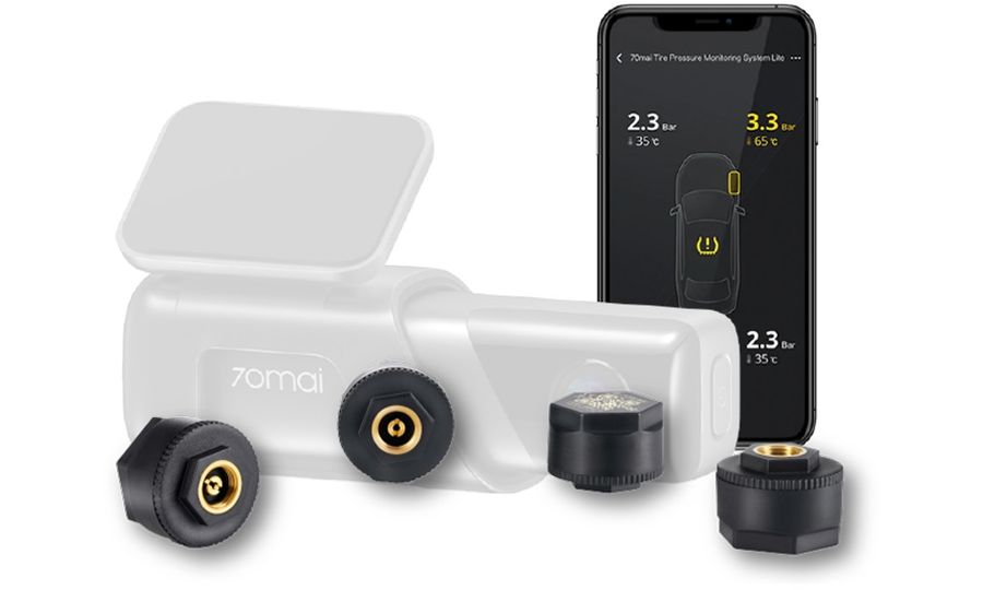 70mai TPMS T04, snímače tlaku v pneumatikách pre M500
