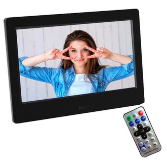 Fotorámik 7", podpora kariet SD, možnosť montáže na stenu, čierny