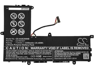 Batéria pre Asus VivoBook E200, L200, Asus Eeebook X206, 3350mAh, Li-Pol