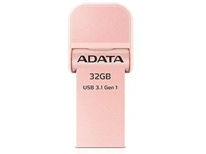 Flash disk ADATA AI920 32GB s Lightning a USB 3.1 ružovo zlatý
