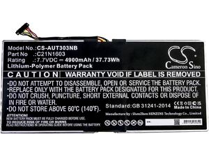 Batéria pre Asus Transformer Pro / Transformer 3 Pro / T302/303/304/305 , 4900mAh, Li-Pol