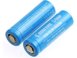 2ks dobíjacie batérie 14430, 700mAh, 3,7V