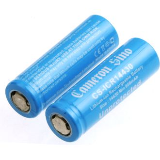 2ks dobíjacie batérie 14430, 700mAh, 3,7V