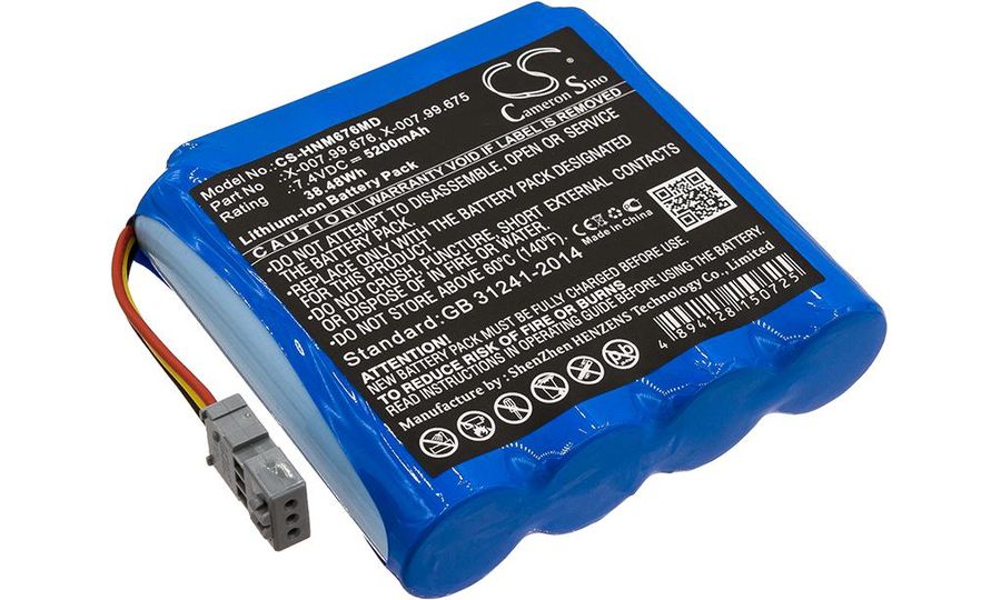 Batéria pre Heine Mpack / MPack LL, 5200 mAh, Li-Ion