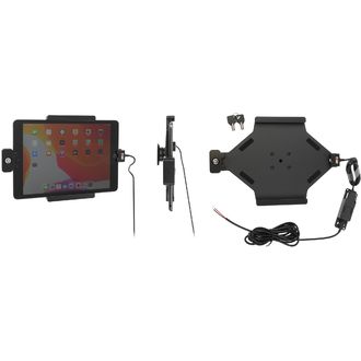 Brodit držiak do auta pre Apple iPad 10.2 (7/8/9), bez puzdra, so skrytým nabíjaním, zámok