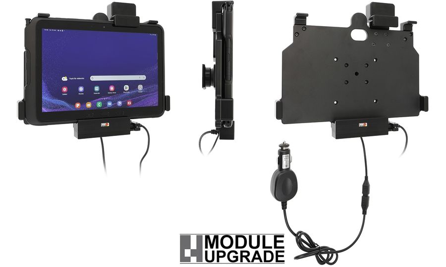 Držiak Brodit pre Samsung Galaxy Tab Active 4 Pro SM-T630/SM-T636, zabezpečenie, OTG, nabíjanie z CL
