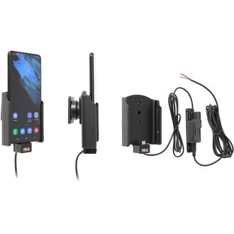 Brodit držiak do auta na Samsung Galaxy S21+ 5G, bez puzdra, so skrytým nabíjaním