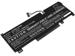 Batéria pre MSI Pulse GL76, Katana GF66, Bravo 15, Crosshair 17 a ďalšie, 4600 mAh, Li-Pol
