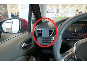 Brodit Montážny držiak ProClip pre Renault Clio 20-24, vľavo na mriežku ventilácie