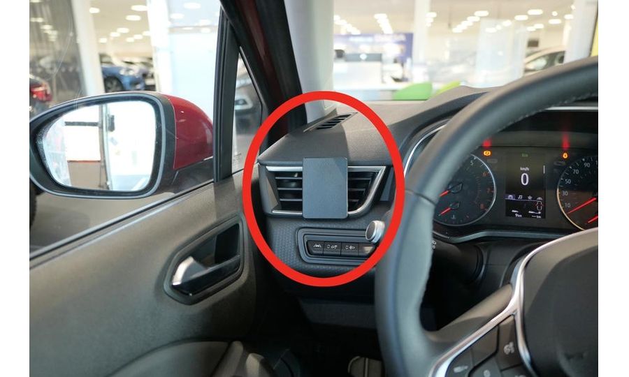 Brodit Montážny držiak ProClip pre Renault Clio 20-24, vľavo na mriežku ventilácie