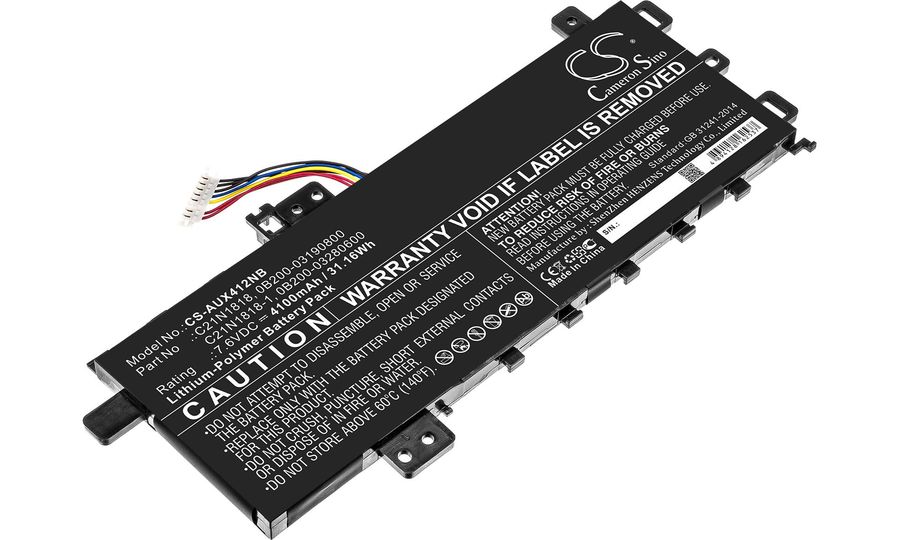 Batéria pre Asus VivoBook 14, 15, S14, S415, S512, 4100mAh, Li-Pol