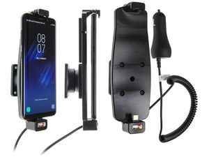 Brodit držiak do auta na Samsung Galaxy S9 a S8 a iné, s pružinou, s nabíjaním z cig. zapaľovača