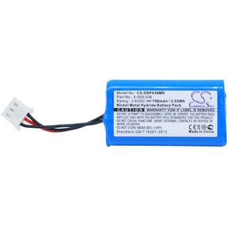 Batéria pre Drummond Scientific 4-000-36, Pipet-Aid Xl, 700 mAh, Li-Ion