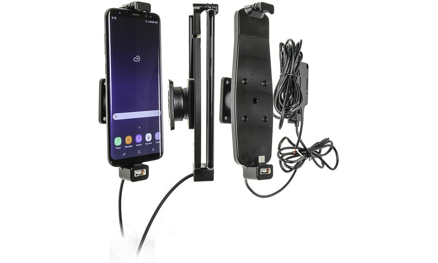 Brodit univerzálny držiak do auta na telefón s USB-C, s horným istením, so skrytým nabíjaním
