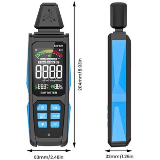 Profesionálny detektor elektromagnetického poľa Mestek EMF02R