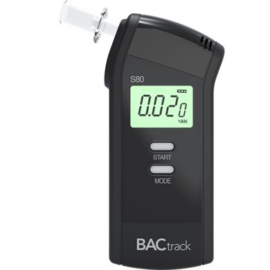 BACtrack S80 Pro professioneller Alkoholtester, zurückgegeben, kalibriert +  10 neue Ersatzmundstücke