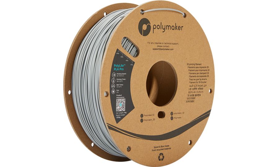 Polymaker PolyLite PLA PRO Grey