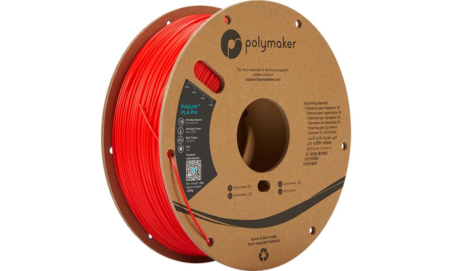 Polymaker PolyLite PLA PRO Red