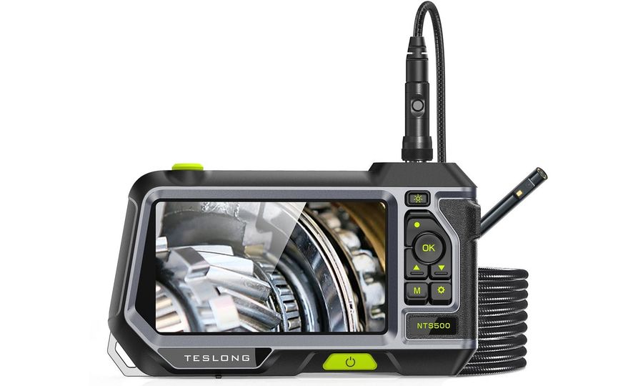 Teslong Endoskop NTS500 s 5" IPS displejom, 5,5 mm sondou, duálnou kamerou, 1 m káblom