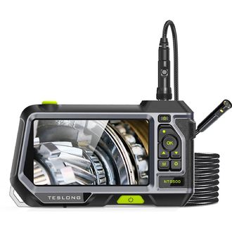 Teslong Endoskop NTS500 s 5" IPS displejom, 8mm sondou, duálnou kamerou, 3m kábel, z druhej ruky