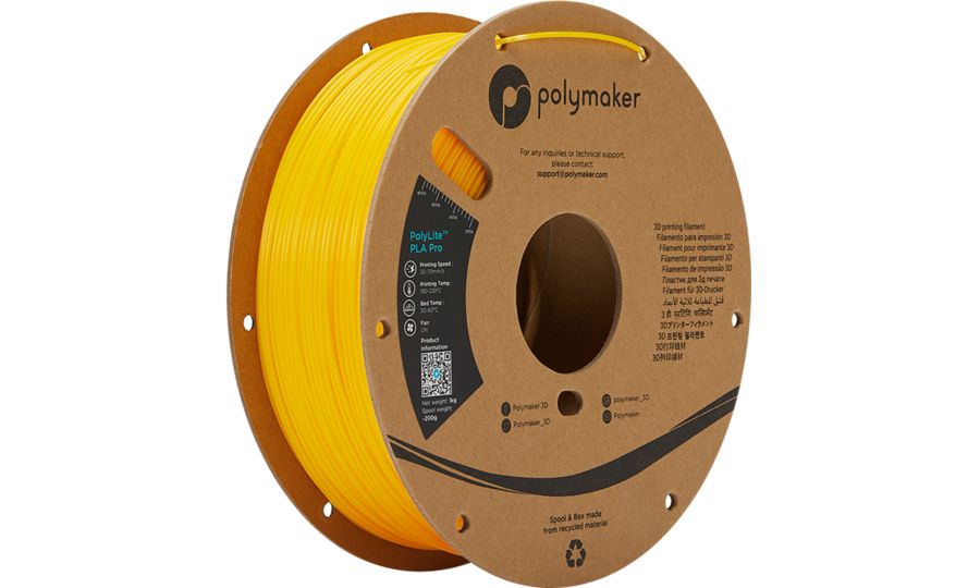 Polymaker PolyLite PLA PRO Yellow