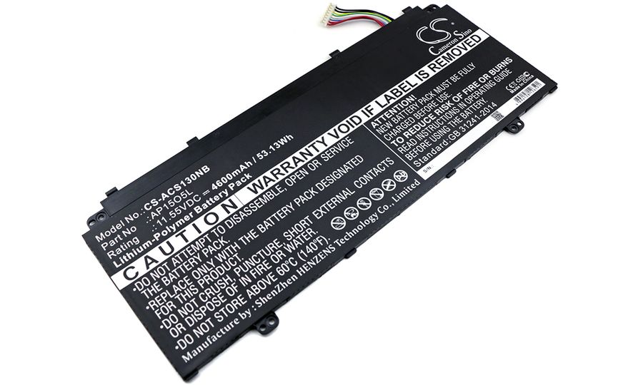 Batérie pre Acer Aspire S13, Chromebook R13 (ekv. AP15O3K), 4600mAh