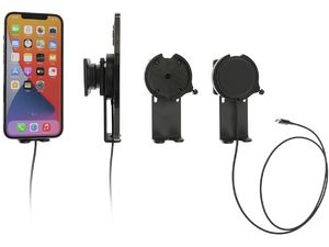 Brodit Magsafe držiak pre iPhone 16/15/14/13/12/Mini/Pro/Plus/Max, s podporou, s nabíjaním cez USB-C