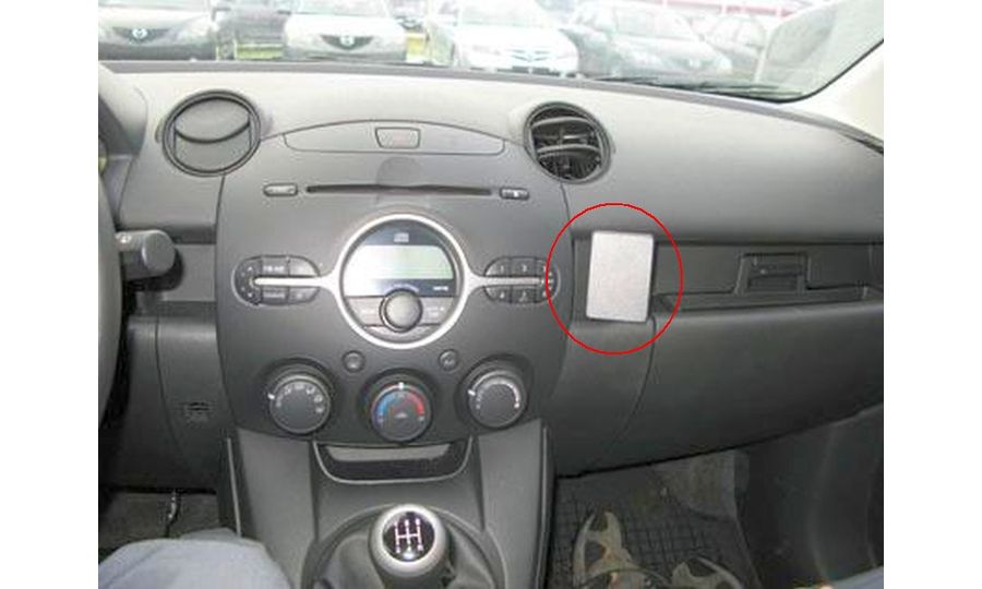 Brodit ProClip montážna konzola pre Mazda 2 08-10, na stred vpravo
