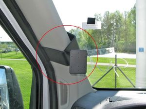 Brodit ProClip montážna konzola pre Ford Transit 14-19/Transit Tourneo 14-18, vľavo na stĺpik