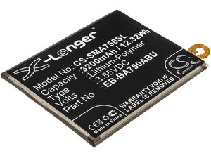 Batérie pre Samsung Galaxy A10, M10 (ekv. EB-BA750ABU), 3200mAh