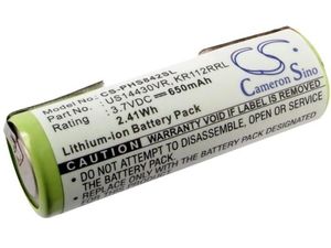 Batérie pre Philips HS8420, (ekv. Philips KR112RRL), 650 mAh