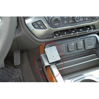Brodit ProClip pre Chevrolet Silverado/GMC Sierra 1500 14-18/2500/3500 15-19, na stred vľavo dole