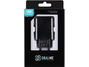 Obal:Me nabíjačka USB-A 18W, čierna