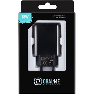 Obal:Me nabíjačka USB-A 18W, čierna