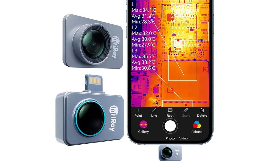 InfiRay P2 Pro mobilná termokamera a termovízia s makroobjektívom, iOS