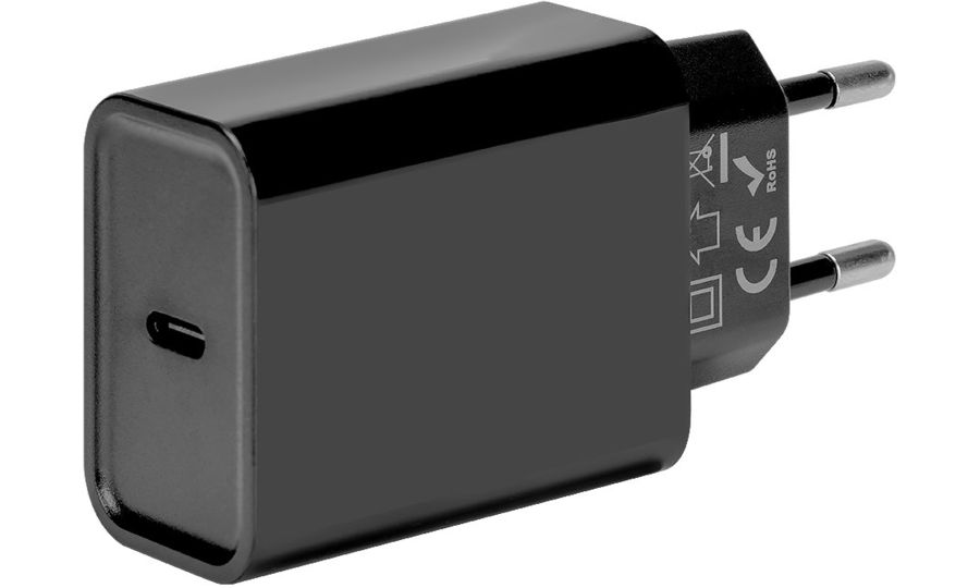 Obal:Me Cestovná nabíjačka USB-C 20W, čierna