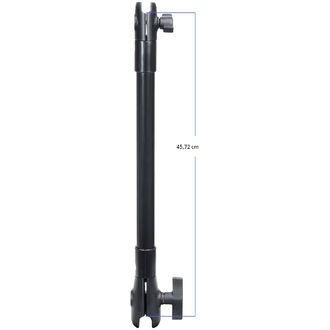 RAM Mounts predlžovacia tyč 45,72 cm pre 1" a 1,5" kolíky, RAP-CB-201-18U