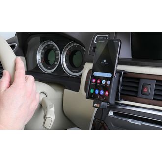 Brodit držiak do auta na Samsung Galaxy S22, bez púzdra, s nabíjaním z cig. zapaľovače/USB