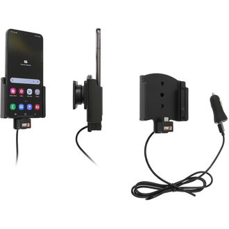 Brodit držiak do auta pre Samsung Galaxy S22+, bez puzdra, s CL/USB nabíjaním
