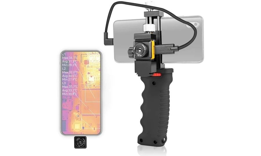 Mobilná termokamera a termovízia Xinfrared T2S Plus s držiakom EASYGRIP, iOS