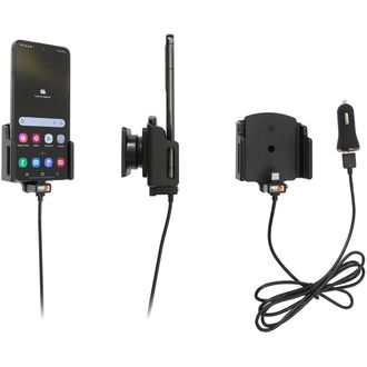 Brodit držiak do auta na Samsung Galaxy S22, v puzdre, nastaviteľný, s nabíjaním z CL/USB